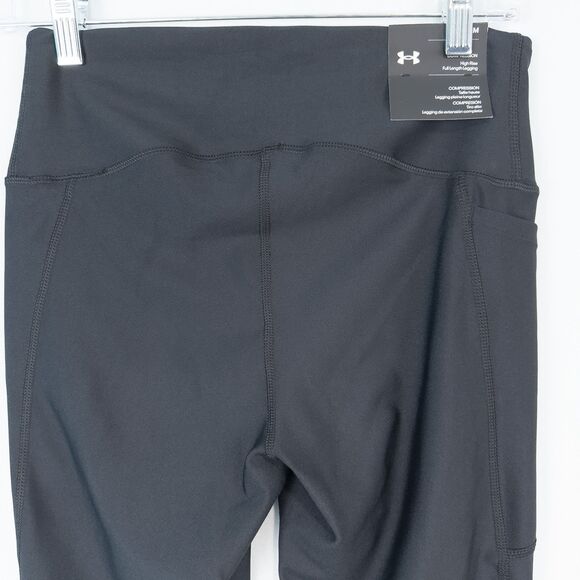 Under Armour Tech High Rise Full Length Compression Legging Womens Medium Black - Picture 10 of 15
